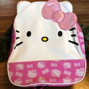 Hello Kitty Small Backpack Metallic Bow 10 x 9